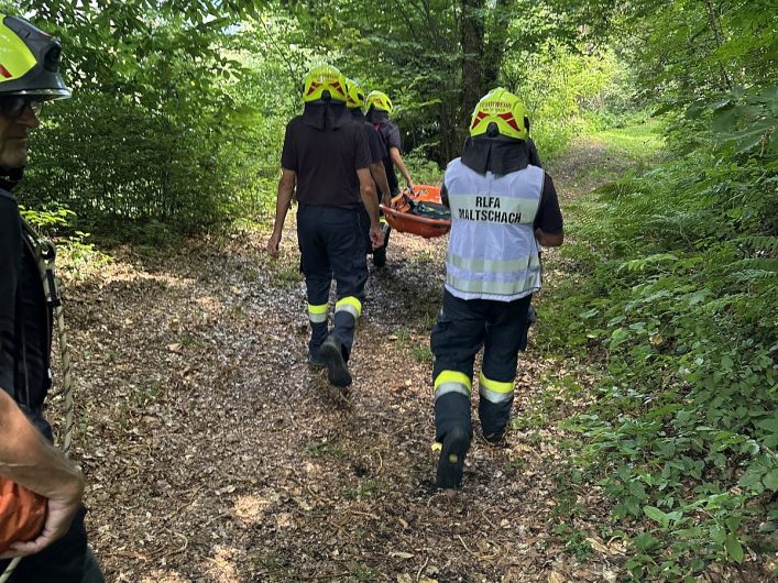 Menschenrettung in der Hl.-Geist-Klamm