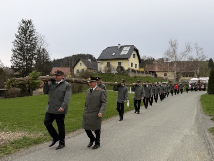 50 Jahre Tradition des Palmbuschen bindens der FF Maltschach