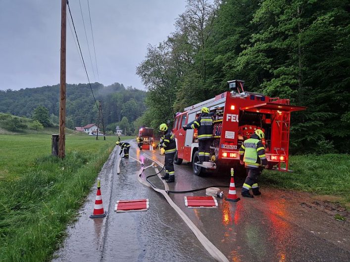 Waldbrandübung